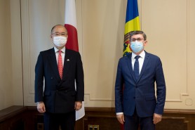 Igor Grosu s-a întâlnit cu ambasadorul Yoshihiro Katayama. Despre ce au discutat